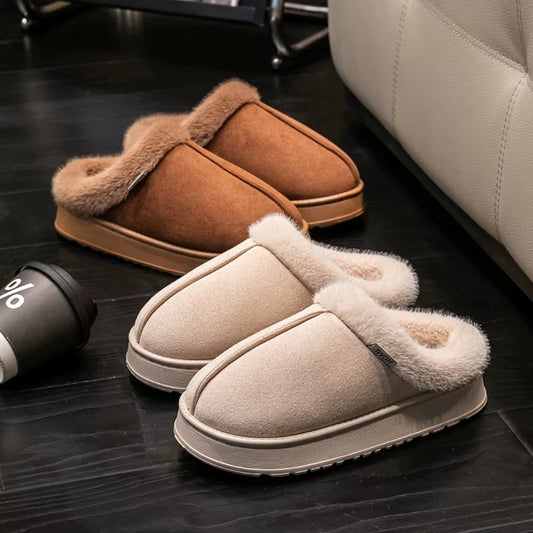 Luxurious Plush Slippers for Autumn and Winter Seasons